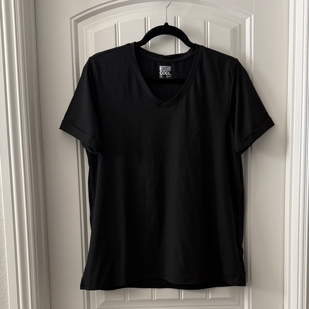 32 Degrees Cool Black Sleepwear Top